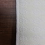 Conceptum Wookece304 Alfombra de Poliéster Blanco y Beige 80 x 150 cm